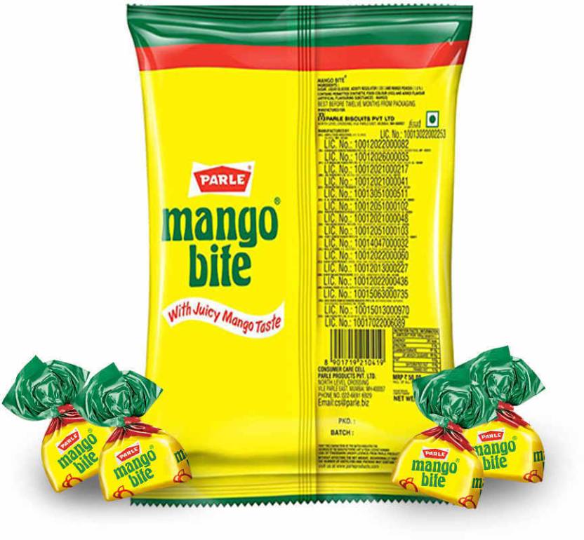 PARLE Juicy Mango Bite Candy, back