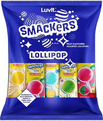 LuvIt Smackers Fruit Lollipops