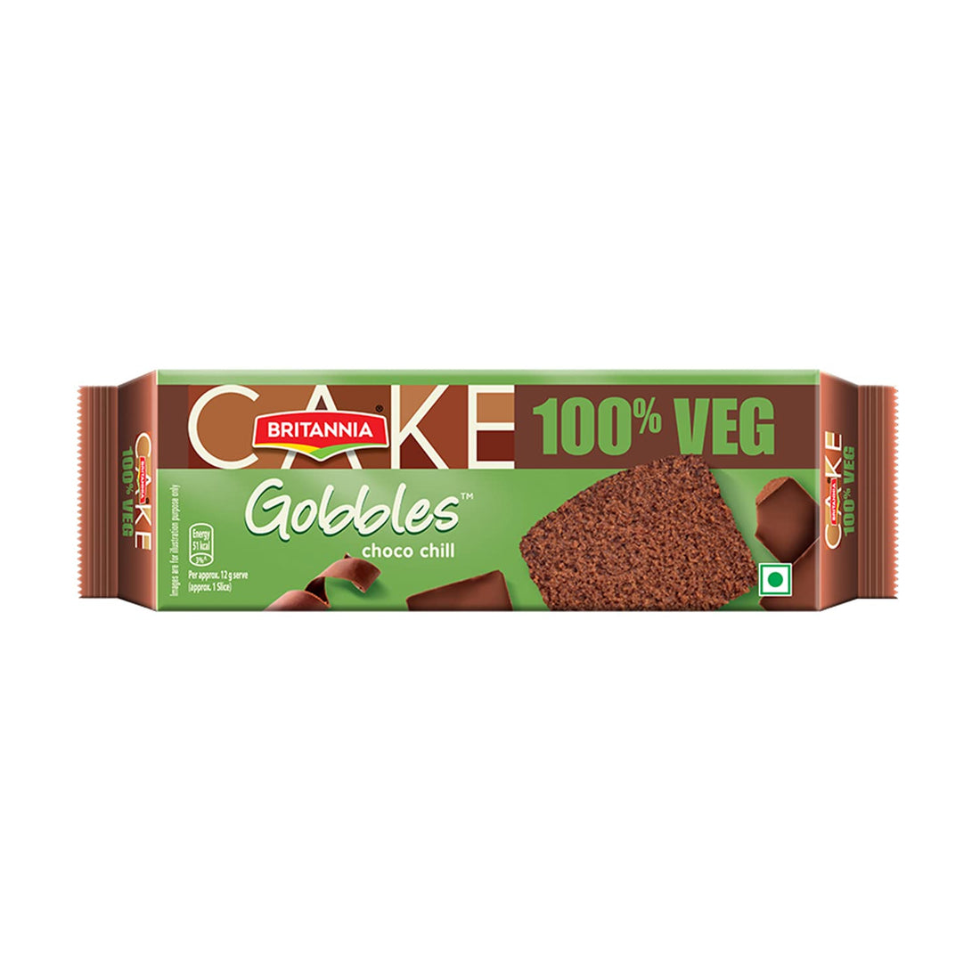 Britannia Gobbles 100% Veg Bar Cake Chocolate