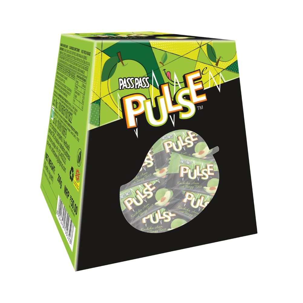 Pulse Candy Pass Pass Sensational Kacchaa Aam Flavor Candy Box