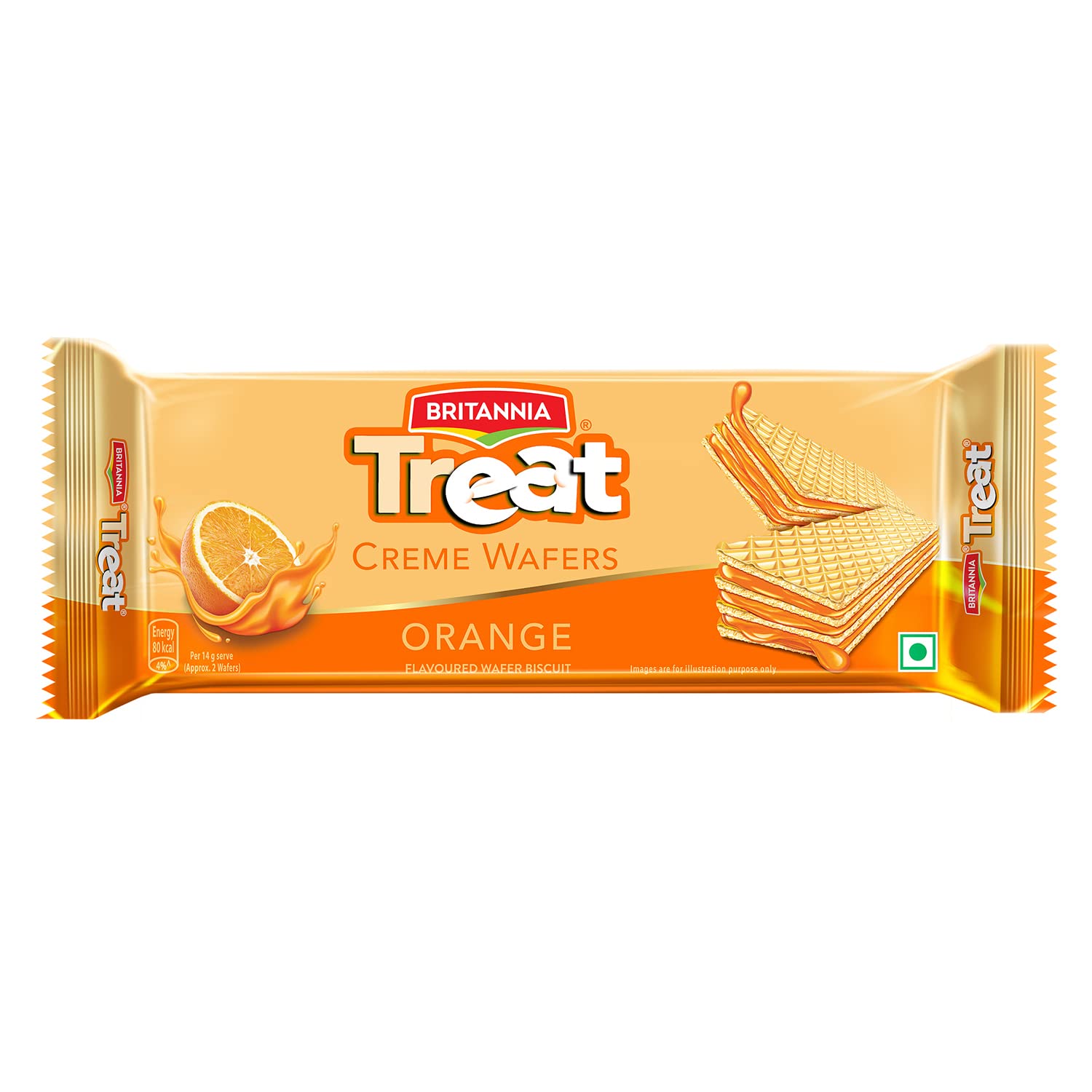 Britannia Treat CrÃƒÆ’Ã‚Â¨me Wafers Front