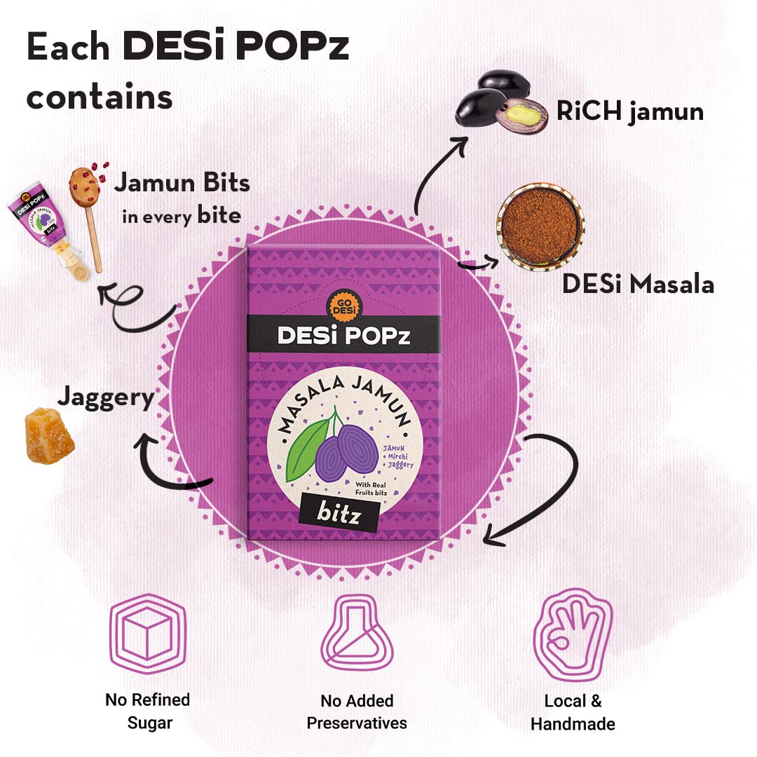 GO DESi POPz Masala Jamun info