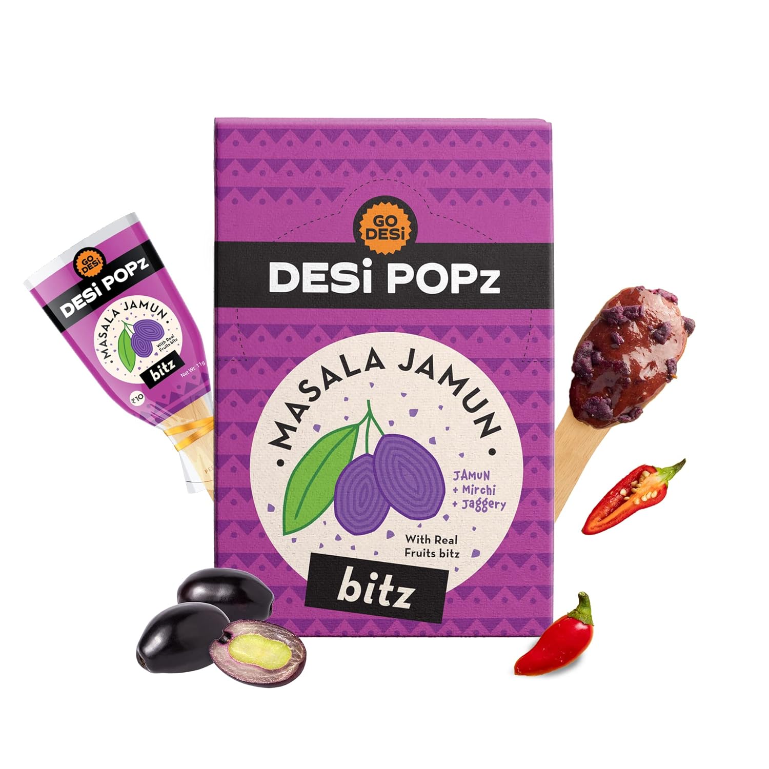 GO DESi POPz Masala Jamun