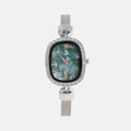 The Textured Square Watch – Emerald Green