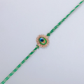 Peacock Rakhi, front