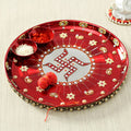 Beaded Puja Thali Set for Diwali and Bhai Dooj