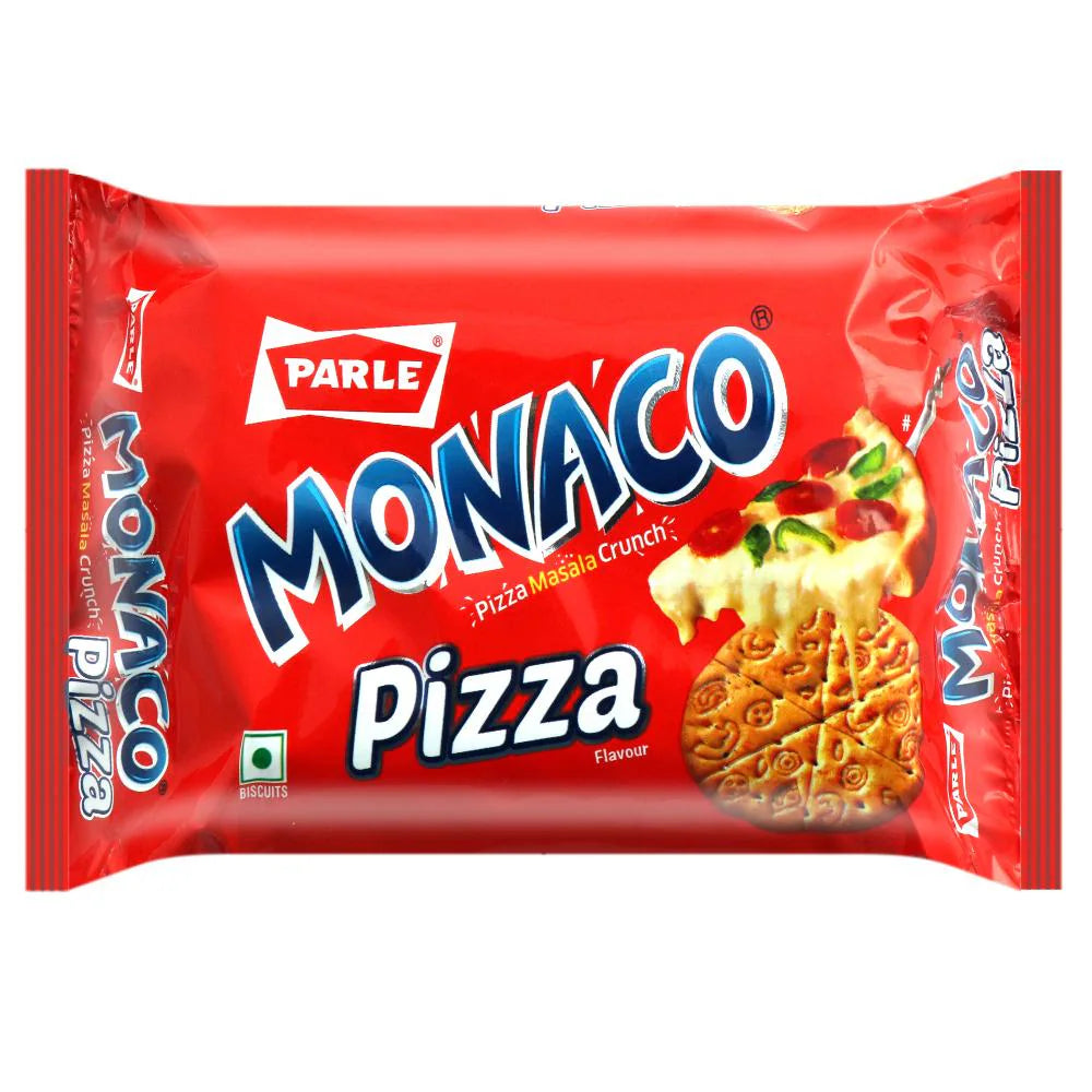 Parle Monaco Pizza Flavour Masala Crunch Biscuits