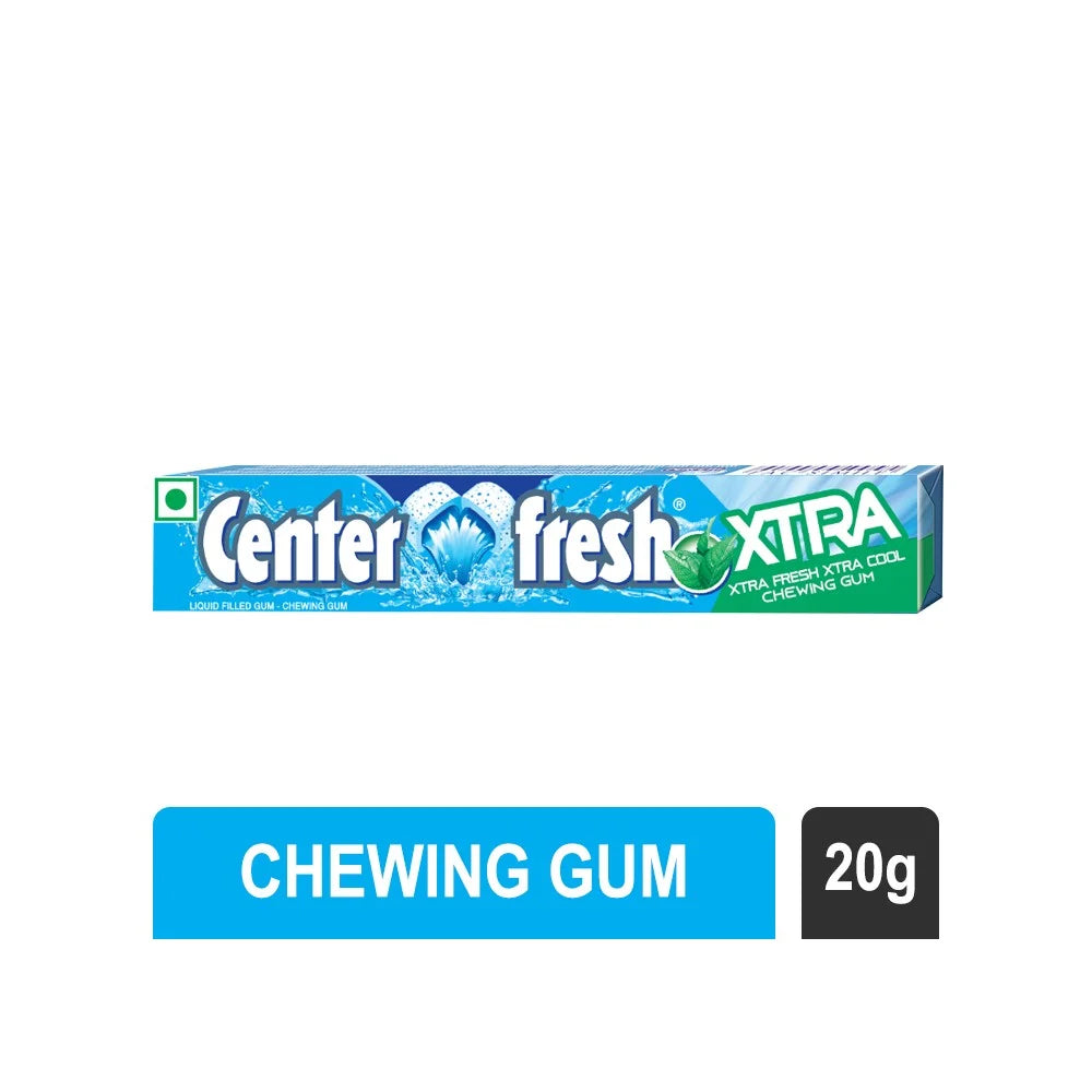 Center Fresh Spearmint Chewing Gum Front